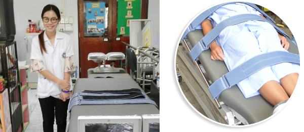 เตียงฝึกยืนไฟฟ้าผู้ใหญ่ (Electric tilt table adult)