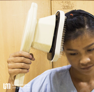 เครื่องสั่นปอด, วิธีใช้งานเครื่องเคาะปอด